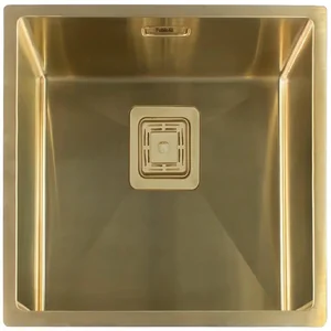 Нерж. мoйка Quadro 53 Nano Gold R10 (53x44) 1,20 мм Fabiano Нерж. мoйка Quadro 53 Nano Gold R10 (53x44) 1,20 мм Fabiano