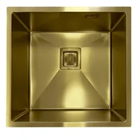 Нерж. мойка Quadro 49 Celldecor Nano Gold Fabiano