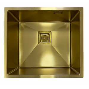 Нерж. мойка Quadro 49 Celldecor Nano Gold Fabiano