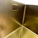 Нерж. мойка Quadro 49 Celldecor Nano Gold Fabiano