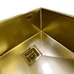 Нерж. мойка Quadro 49 Celldecor Nano Gold Fabiano