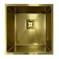 Нерж. мойка Quadro 53 Celldecor Nano Gold Fabiano