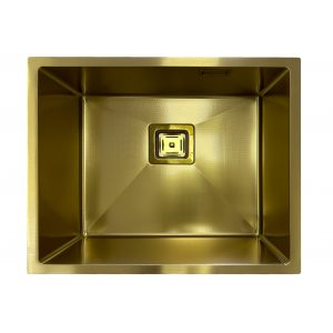 Нерж. мойка Quadro 53 Celldecor Nano Gold Fabiano