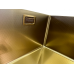Нерж. мойка Quadro 53 Celldecor Nano Gold Fabiano