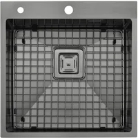 Нерж. мойка TOP 49 Celldecor Nano Graphite Fabiano