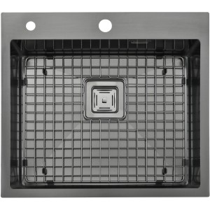 Нерж. мойка TOP 56 Celldecor Nano Graphite Fabiano