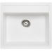 Гранитная мойка Quadro 56x51 Alpine White Fabiano