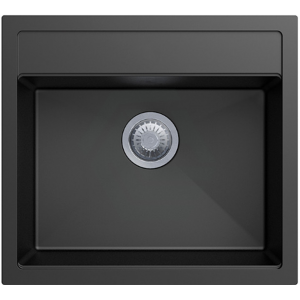 Гранитная мойка Quadro 56x51 Antracit Fabiano