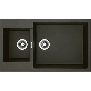 Гранитная мойка Quadro 86x50x15 Espresso Fabiano