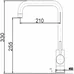 Кухонный смеситель SKF 860 ST Inox Fabiano