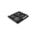 Варильна поверхня газова Fabiano FHG 1044 VGHT2 Black Glass