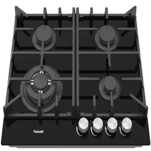 Варильна поверхня газова Fabiano FHG 1044 VGHT2 Black Glass Варильна поверхня газова Fabiano FHG 1044 VGHT2 Black Glass