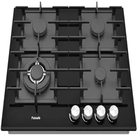 Варильна поверхня газова Fabiano FHG 1444 VGHT2 Black Glass