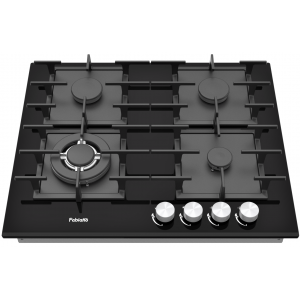 Варильна поверхня газова Fabiano FHG 1444 VGHT2 Black Glass