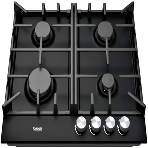 Варильна поверхня газова Fabiano FHG 3744 VGH Black Варильна поверхня газова Fabiano FHG 3744 VGH Black