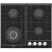 Варильна поверхня газова Fabiano FHG 8244 VGHT Black Glass