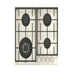 Варильна поверхня газова Fabiano FHG 8244 VGHT Cream Glass