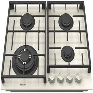 Варильна поверхня газова Fabiano FHG 8244 VGHT Cream Glass Варильна поверхня газова Fabiano FHG 8244 VGHT Cream Glass