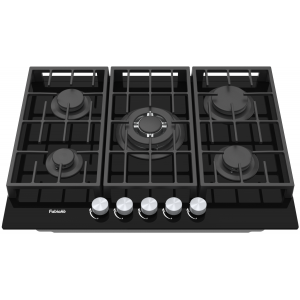 Варильна поверхня газова Fabiano FHG 8255 VGHT Black Glass