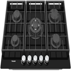 Варильна поверхня газова Fabiano FHG 8255 VGHT Black Glass Варильна поверхня газова Fabiano FHG 8255 VGHT Black Glass
