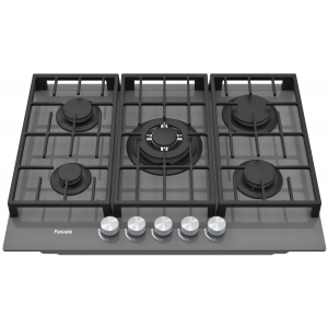 Варильна поверхня газова Fabiano FHG 8255 VGHT Titanium Glass