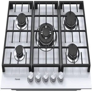 Варильна поверхня газова Fabiano FHG 8255 VGHT White Glass Варильна поверхня газова Fabiano FHG 8255 VGHT White Glass