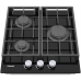 Варильна поверхня газова Fabiano FHG 8453 VGH Black Glass