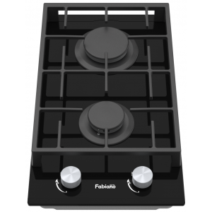 Варильна поверхня газова Fabiano FHG 862 VGH Black Glass