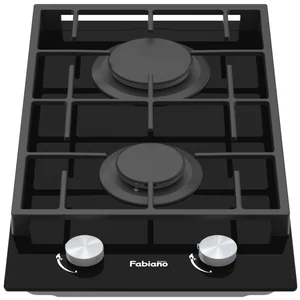 Варильна поверхня газова Fabiano FHG 862 VGH Black Glass Варильна поверхня газова Fabiano FHG 862 VGH Black Glass