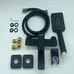 Смеситель для ванны Lupo 18401 Black Fabiano