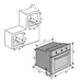Духовка электрическая Ventolux EO60TC-6P IVG