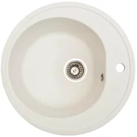 Кухонная мойка Ventolux FABIA (WHITE QUARTZ) D510x180