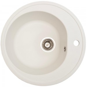 Кухонная мойка Ventolux FABIA (WHITE QUARTZ) D510x180