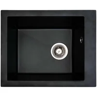 Кухонная мойка Ventolux AMORE (BLACK QUARTZ) 500x410x190 2059765967651
