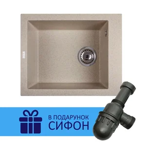 Кухонная мойка Ventolux AMORE (BROWN SAND) 500x400x200