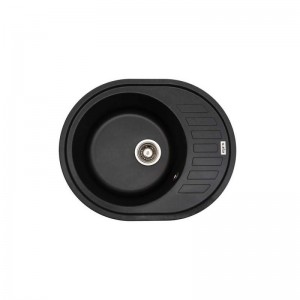 Кухонная мойка Ventolux MONICA (BLACK QUARTZ) 610x495x210