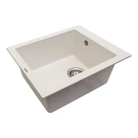 Кухонная мойка Ventolux AMORE (WHITE QUARTZ) 500x410x190