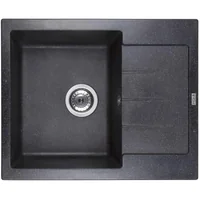 Кухонная мойка Ventolux SILVIA (SPACE BLACK) 620x500x200